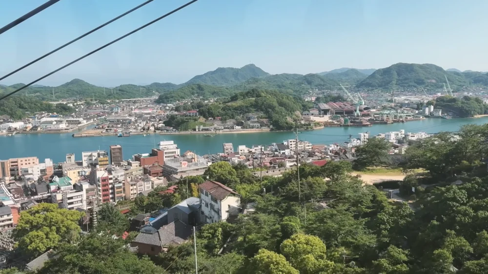 onomichi japan retro old town ropeway rides temple 55435